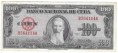 Kuba 100 Pesos 1954 stav F (B564114A)	